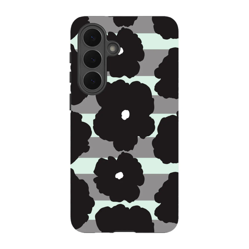 Bold Floral Black — S26 Plus Tough Case — Finnaij