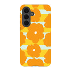 Bold Floral Orange — S26 Plus Tough Case — Finnaij