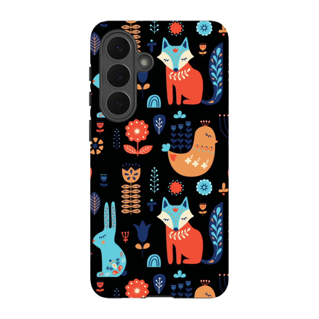 Nordic Ornament Black — S26 Plus Tough Case — Finnaij