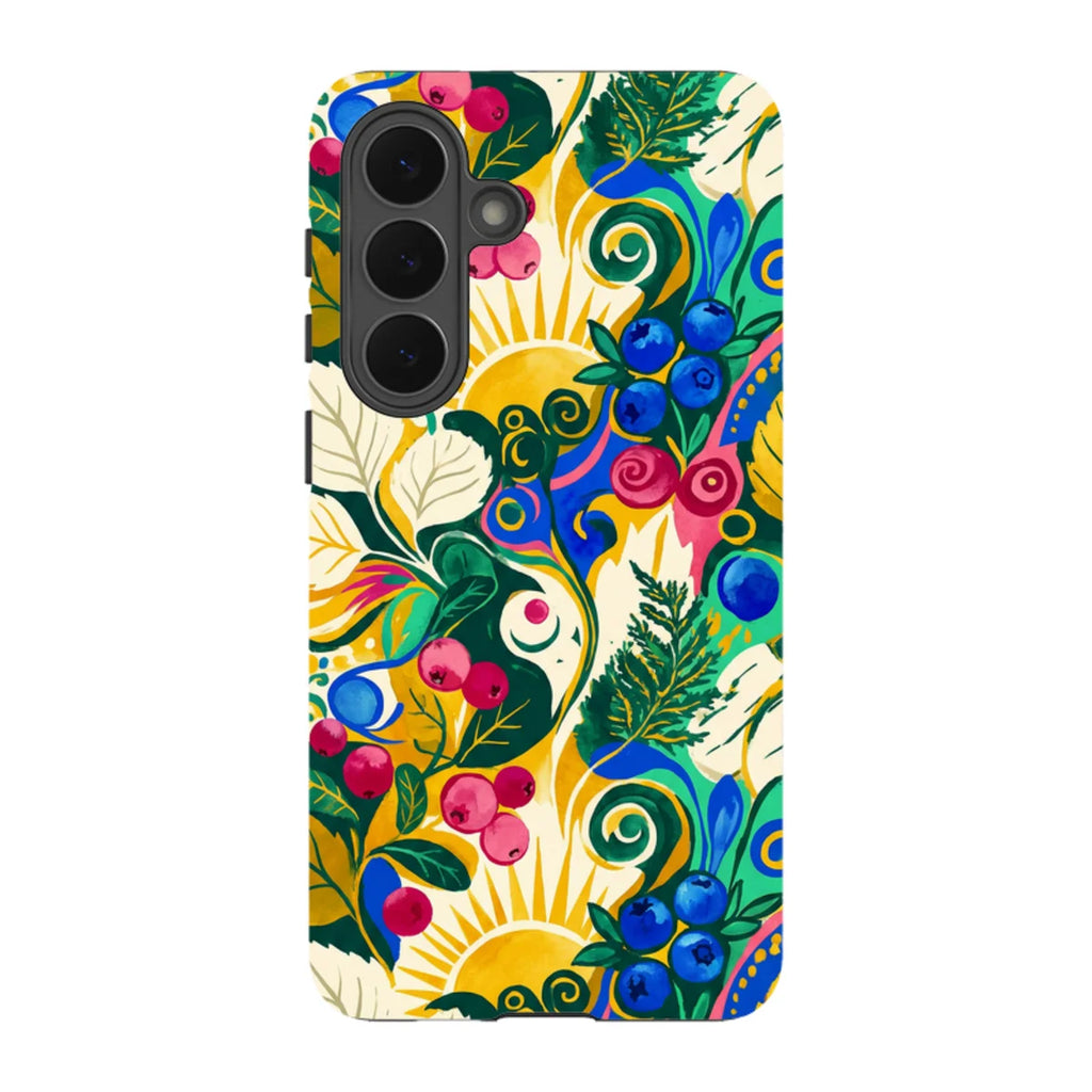Berry Meadow Glow by Aino Kallio — S26 Plus Tough Case — Finnaij