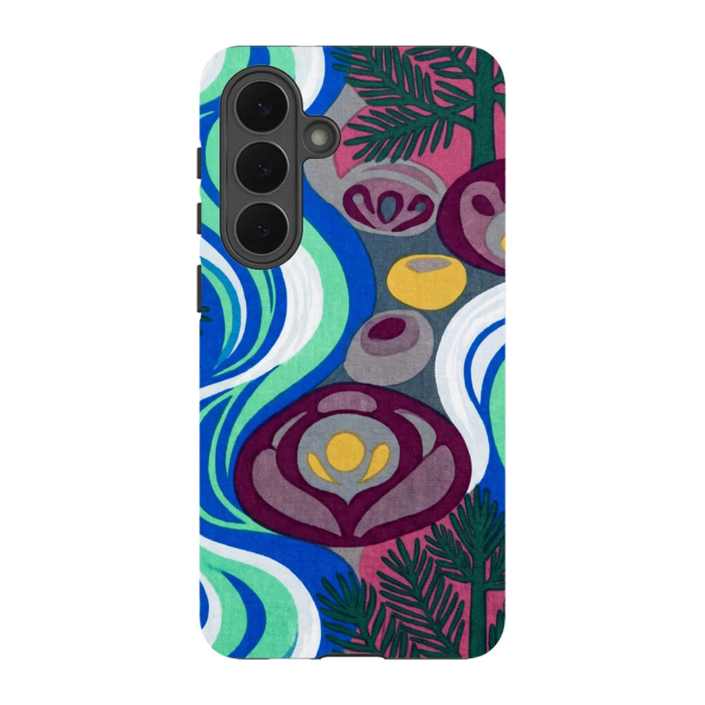 Sauna Bloom Motif by Aino Kallio — S26 Plus Tough Case — Finnaij