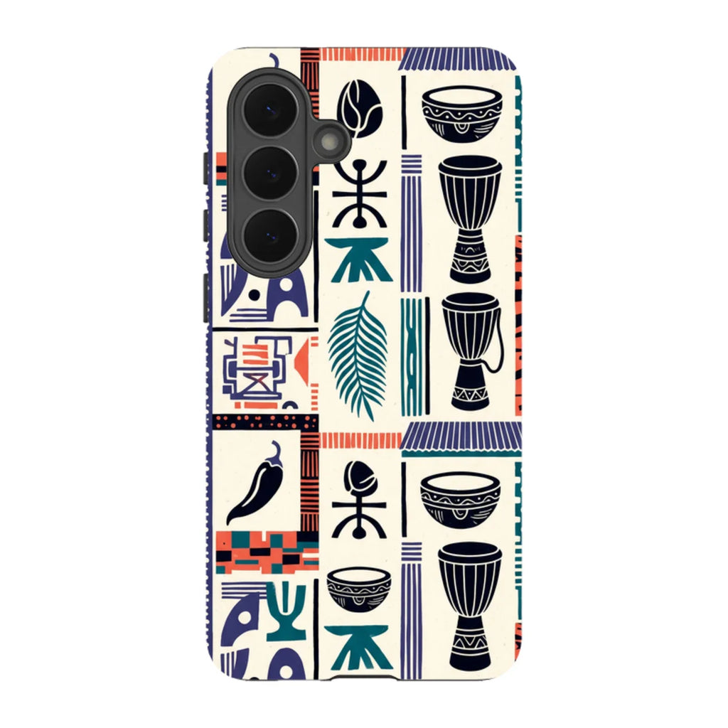 Market Day Icons by Ada Okoye — S26 Plus Tough Case — Finnaij