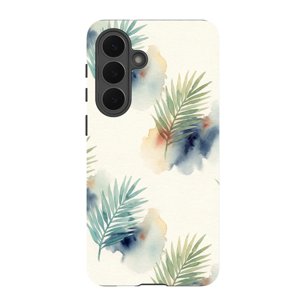 Palm Frond Breeze Pattern by Tobi Akinyemi — S26 Plus Tough Case — Finnaij