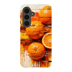 Oranges and Citrus Still Life by Frida Lövström — S26 Plus Tough Case — Finnaij