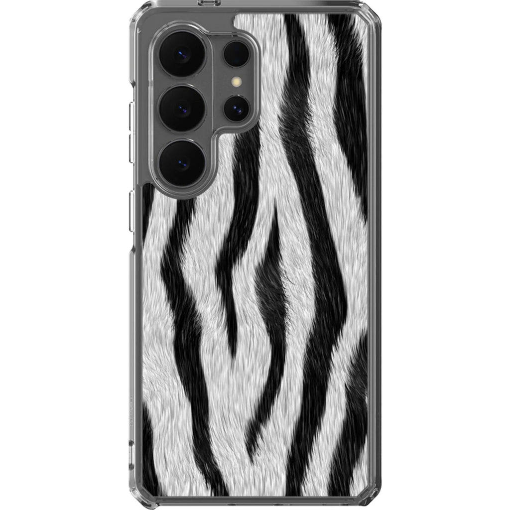 Zebra Groove — S26 Ultra Clear Impact Case — Finnaij