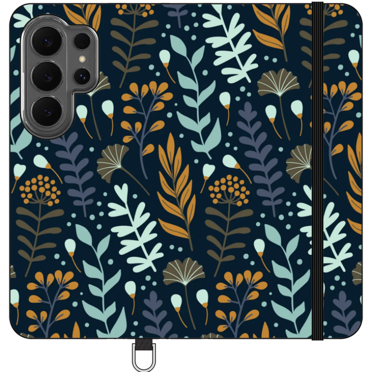 Wild Floral Vegan Leather — S26 Ultra Wallet Case — Finnaij