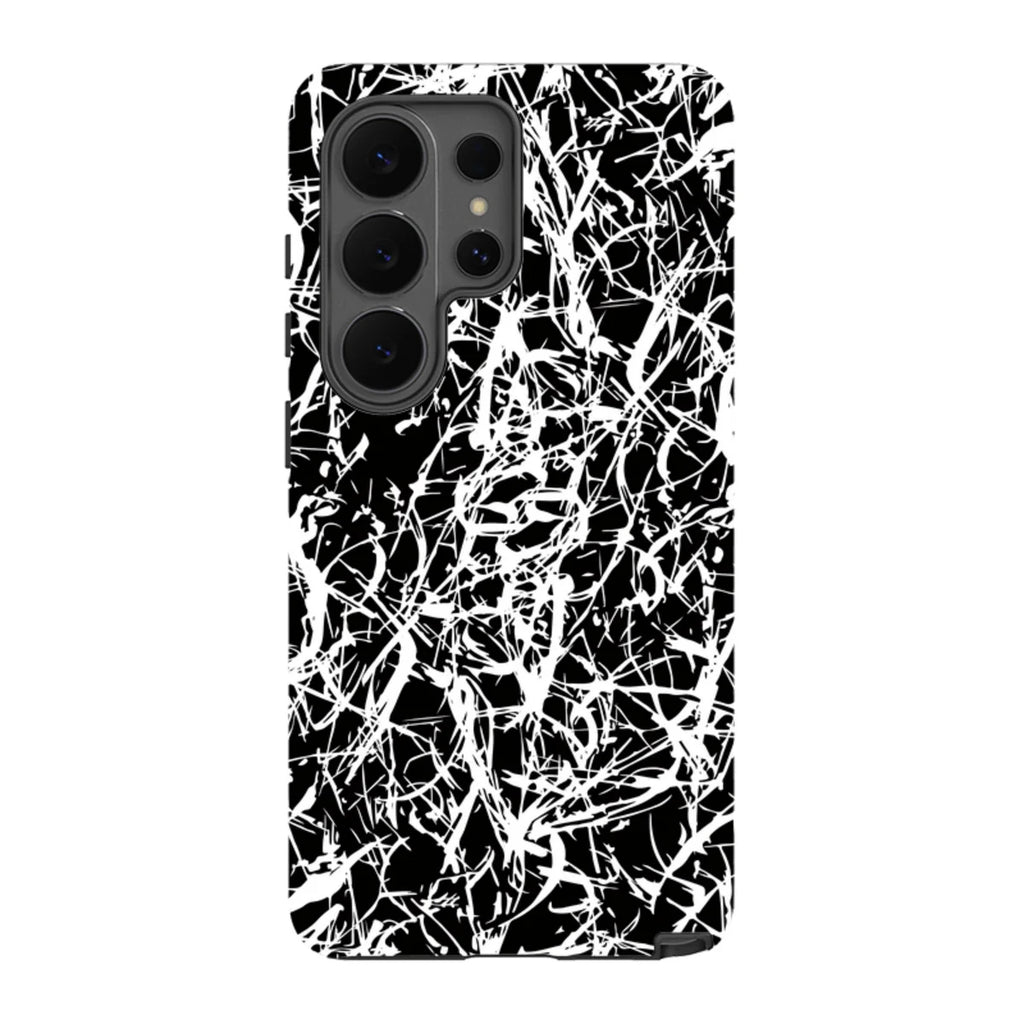 Black-White Grunge — S26 Ultra Tough Case — Finnaij