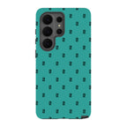 Monogram Teal — S26 Ultra Tough Case — Finnaij