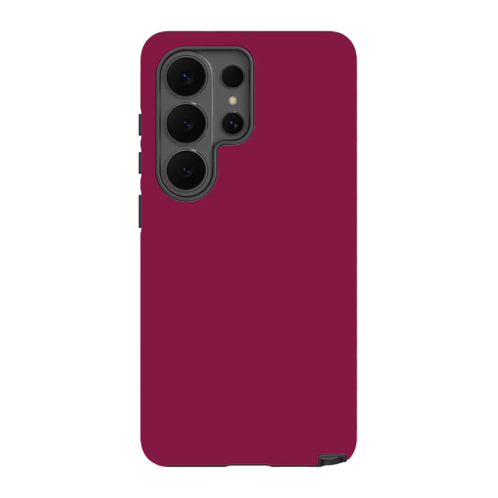 Simple Range Burgundy Orchid — S26 Ultra Tough Case — Finnaij