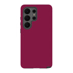 Simple Range Burgundy Orchid — S26 Ultra Tough Case — Finnaij