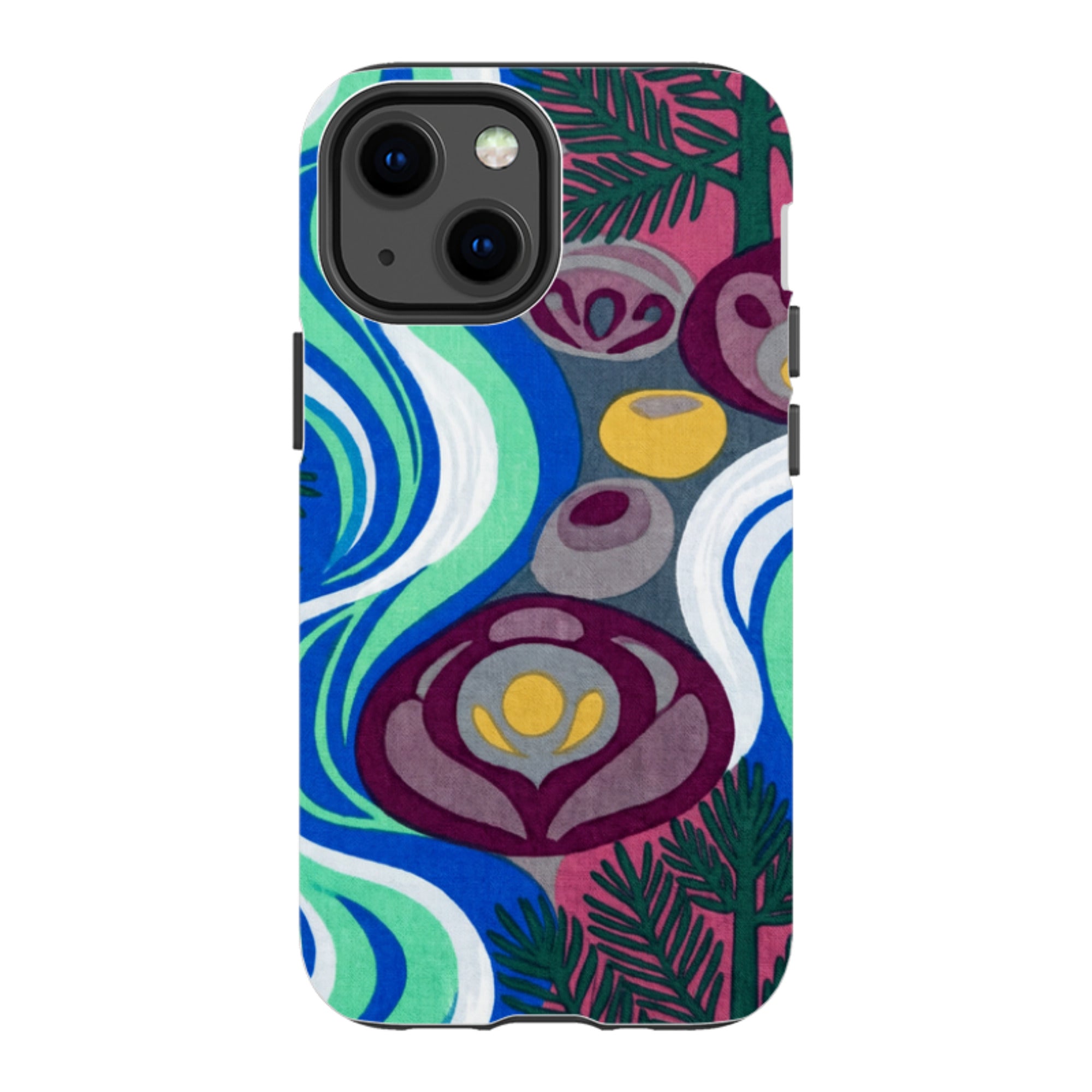 Sauna Bloom Motif by Aino Kallio - iPhone Tough Case