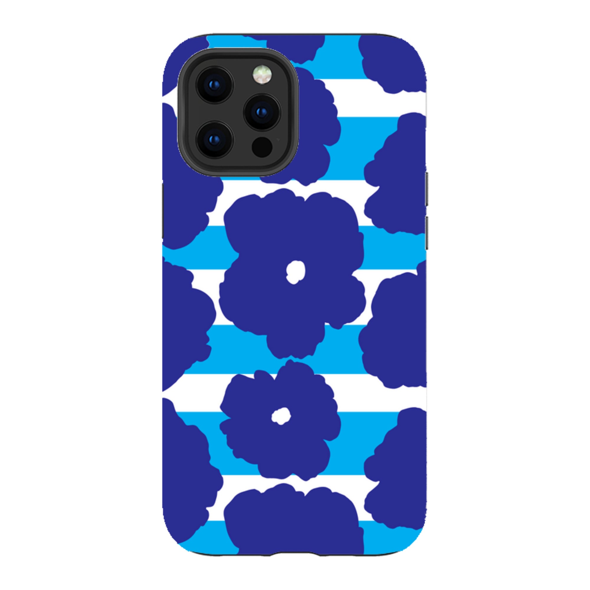 Bold Floral Blue - iPhone Tough Case