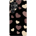 White & Black Hearts — S25 Ultra Samsung Galaxy Bio-degradable Case — Finnaij