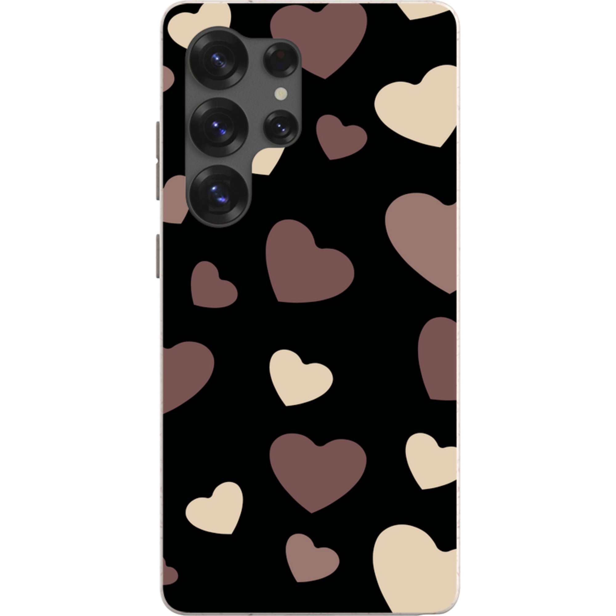 White & Black Hearts — Samsung Galaxy Bio-degradable Case — Finnaij