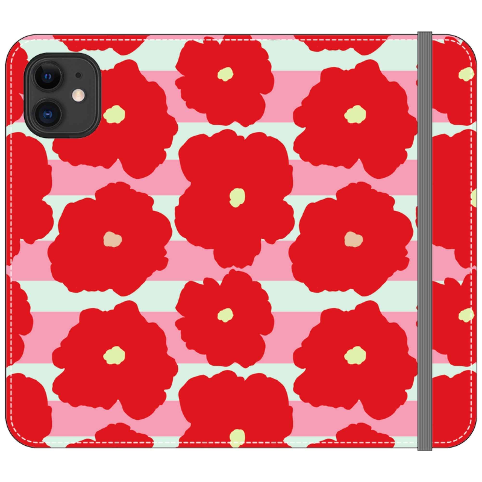 Bold Floral — iPhone 11 Wallet Case — Finnaij