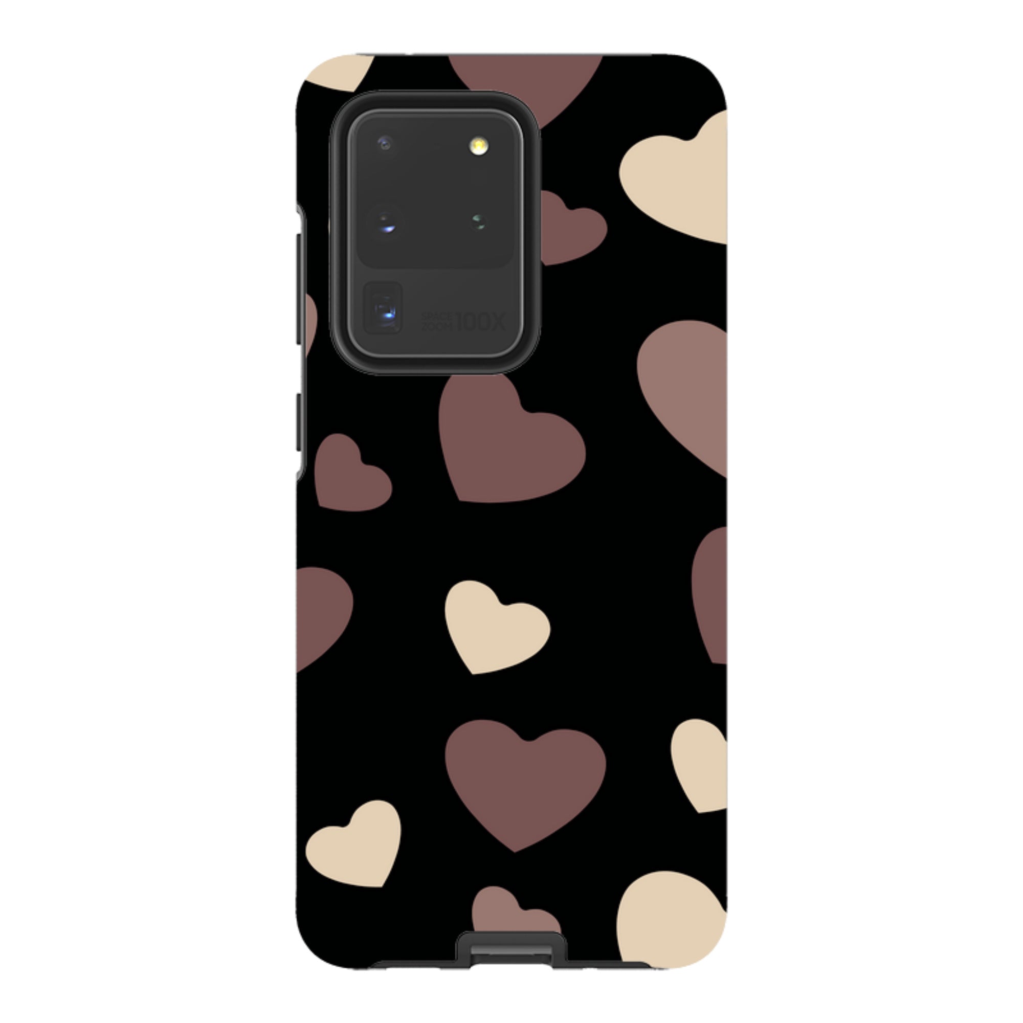 White & Black Hearts - Samsung Tough Case