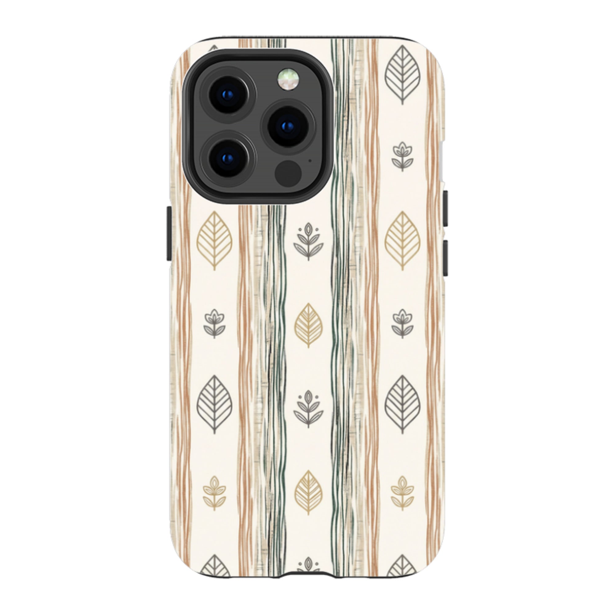 Birch Linen Harmony by Elsi Vaarala — Apple iPhone Tough Case — Finnaij