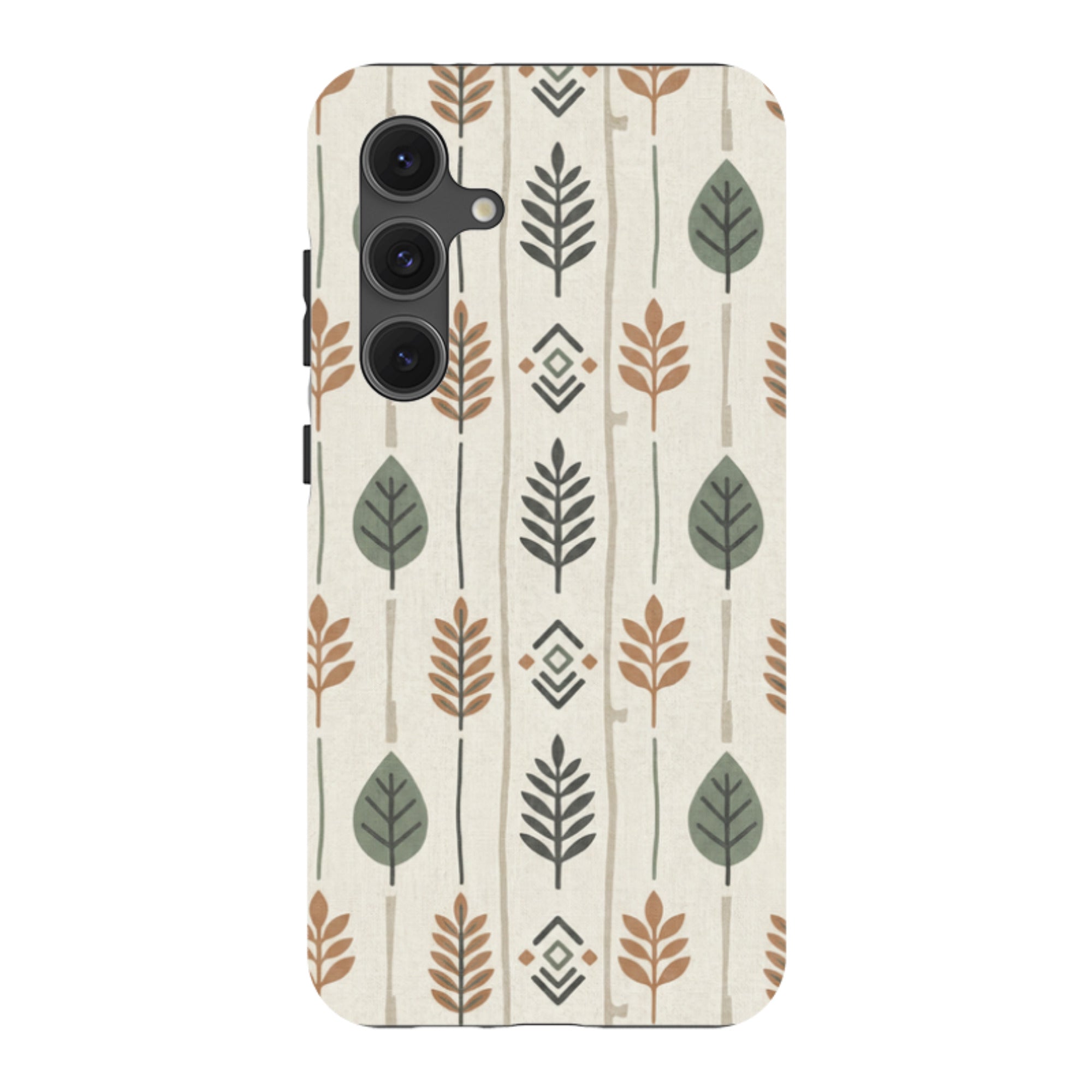 Birch and Linen Pattern by Elsi Vaarala — Samsung Galaxy Tough Case — Finnaij