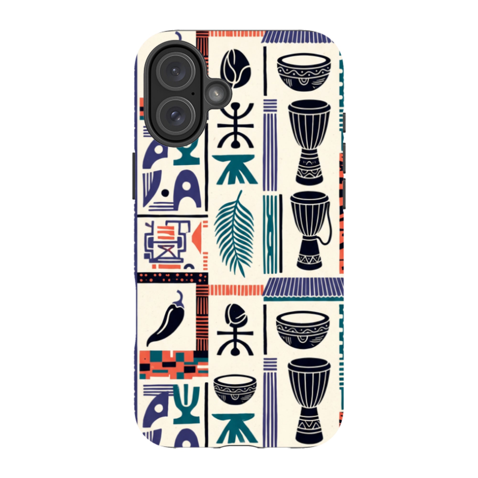 Market Day Icons by Ada Okoye — Tough Case for iPhone — Finnaij