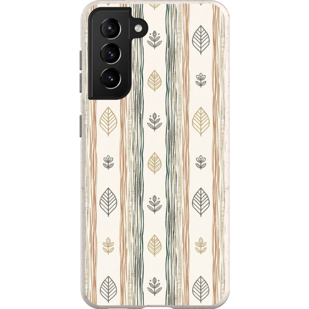Birch Linen Harmony by Elsi Vaarala — S21 Samsung Galaxy Bio-degradable Case — Finnaij