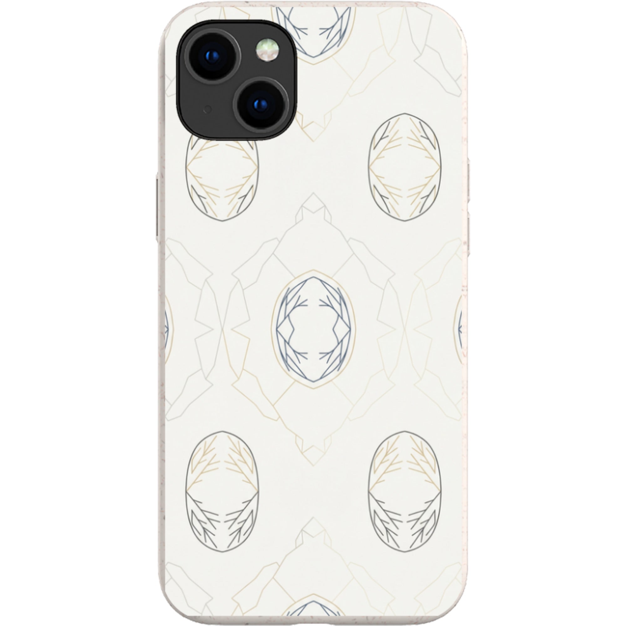 Frozen Lake Silence by Elsi Vaarala — iPhone 14 Plus iPhone Bio-degradable Case — Finnaij