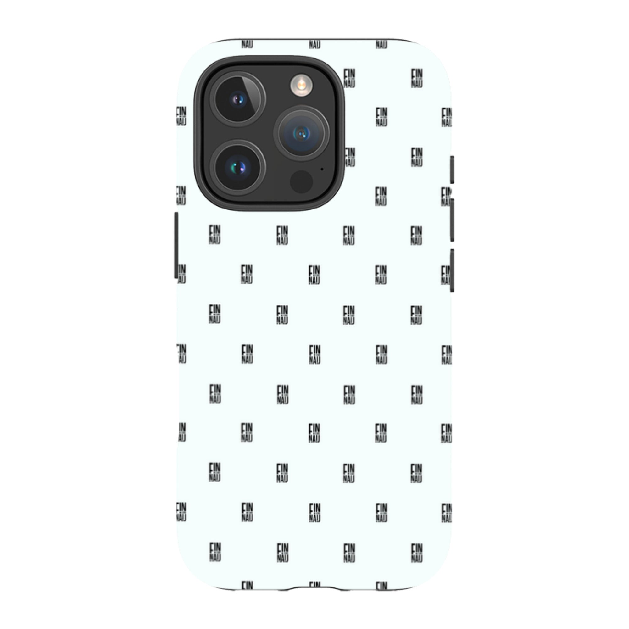 Monogram Snow — iPhone 16 Pro Magsafe Tough Case — Finnaij