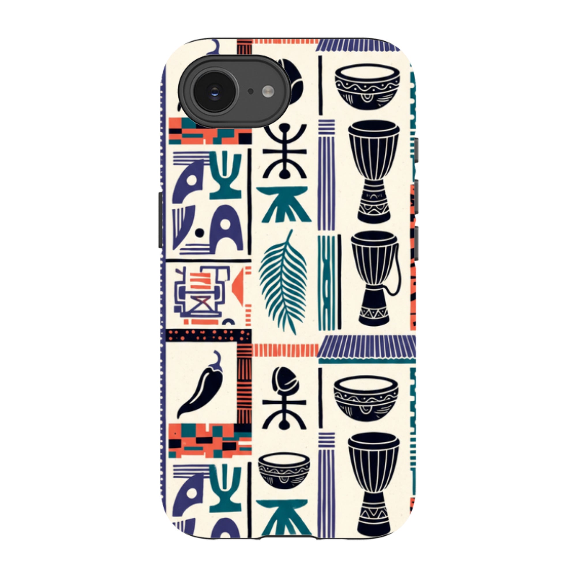 Market Day Icons by Ada Okoye — Tough Case for iPhone — Finnaij