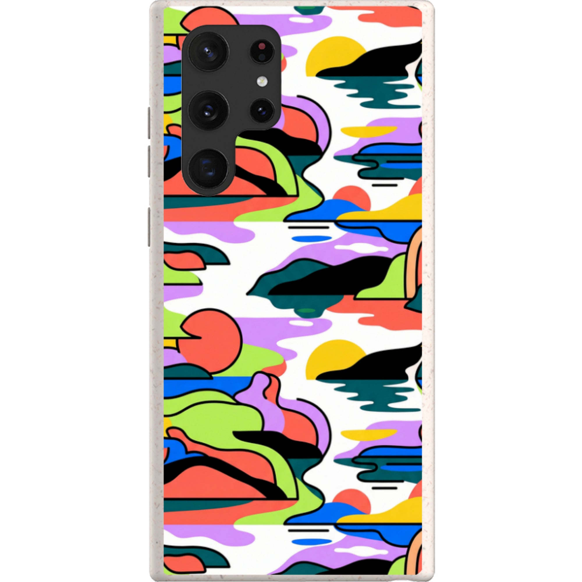 Archipelago Color Motion by Salla Niemi - Samsung Galaxy Bio-degradable Case