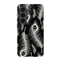 Feathers in Bloom Black — Tough Case for Samsung Galaxy — Finnaij