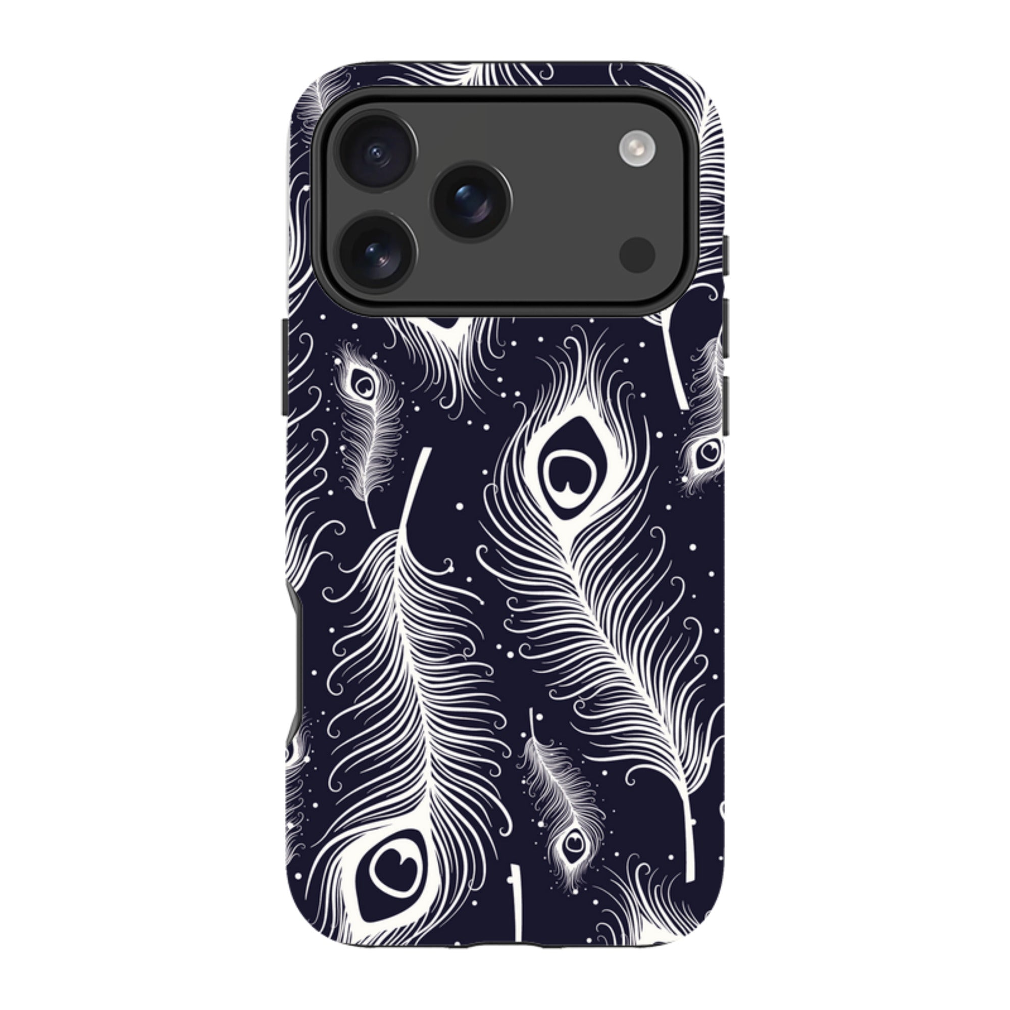 Feathers in Bloom — iPhone 17 Pro Max Magsafe Tough Case — Finnaij