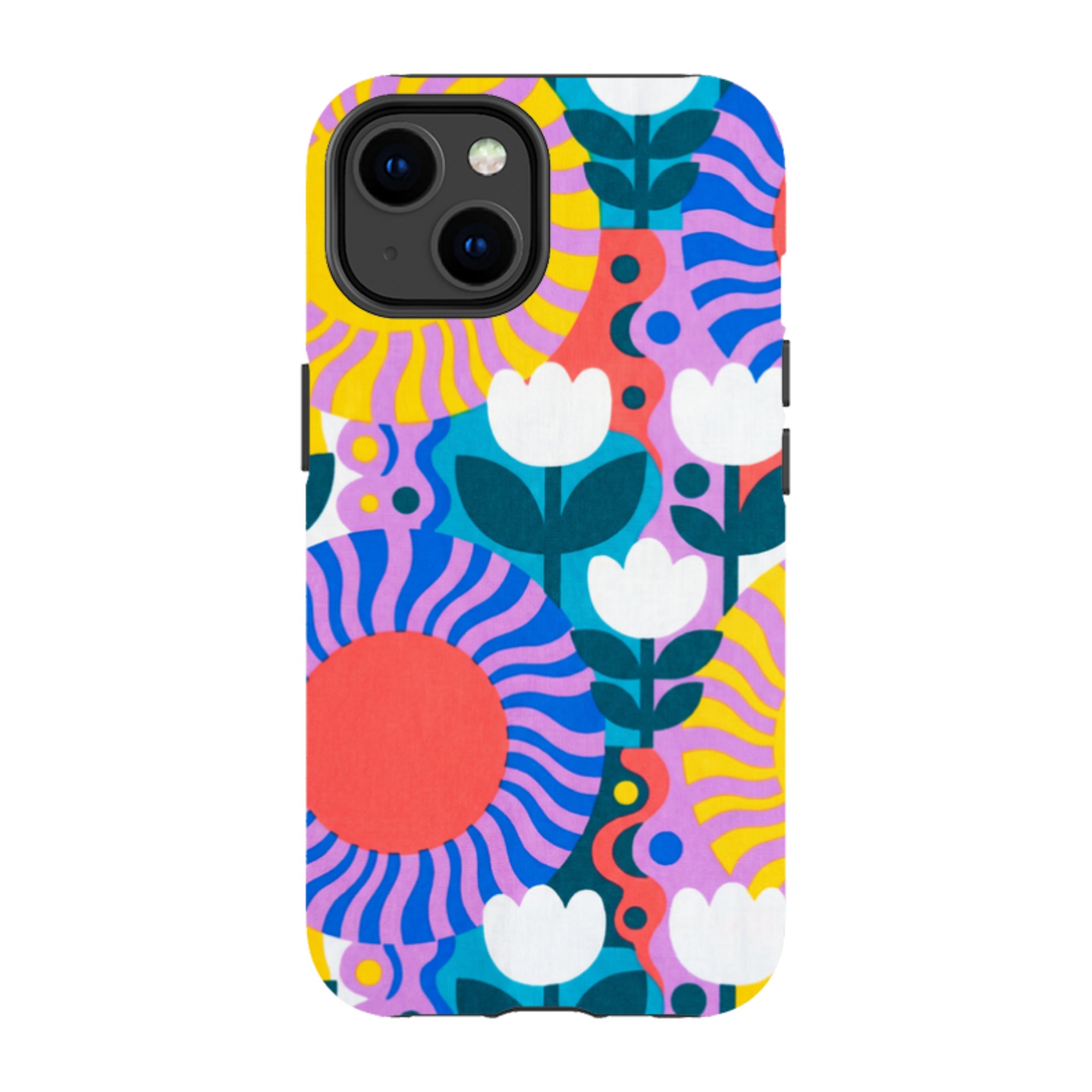 Midnight Sun Mod Bloom by Salla Niemi - iPhone Tough Case