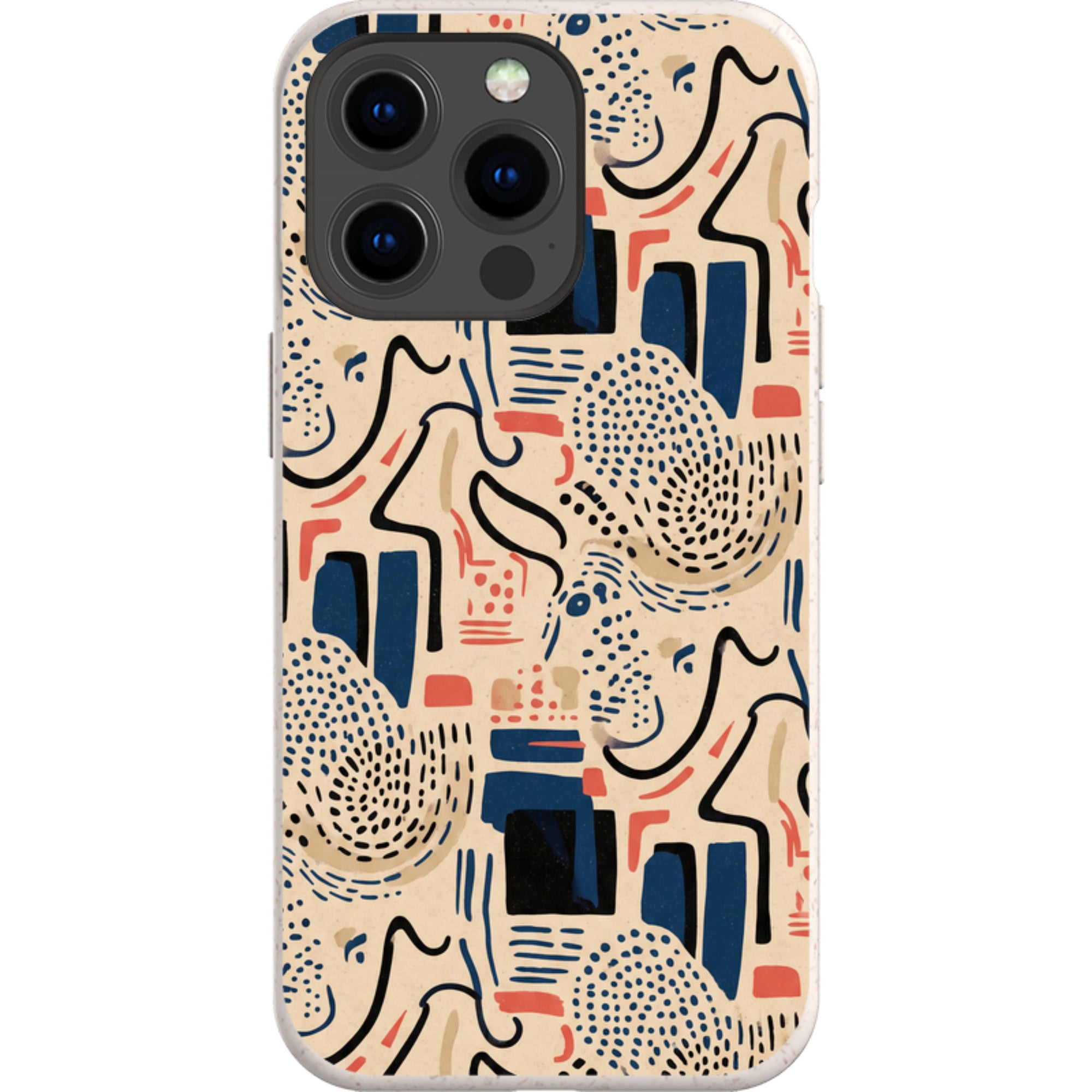 Sandstone Adire by Ada Okoye — iPhone 13 Pro iPhone Bio-degradable Case — Finnaij