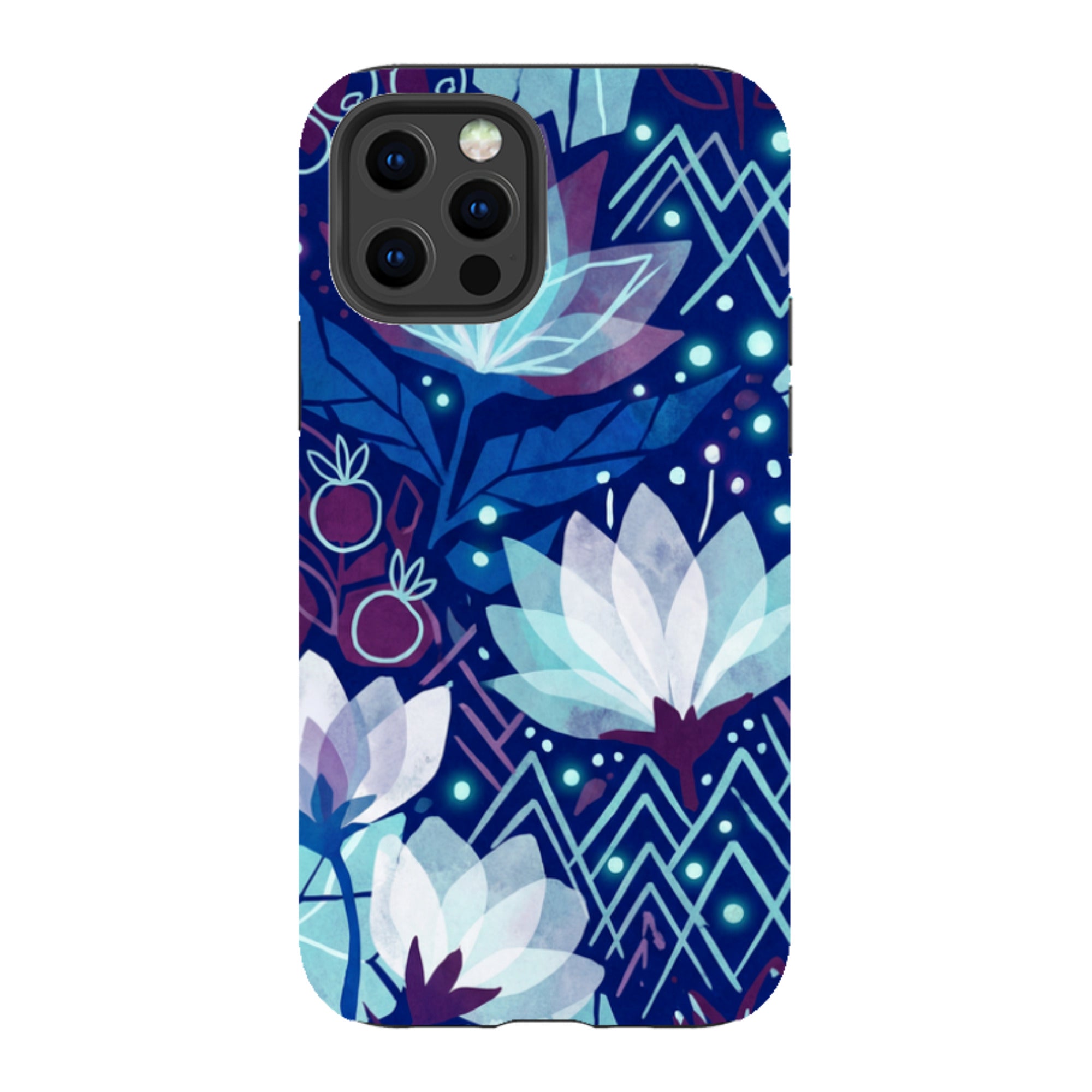 Frozen Lake Petals by Aino Kallio - iPhone Tough Case