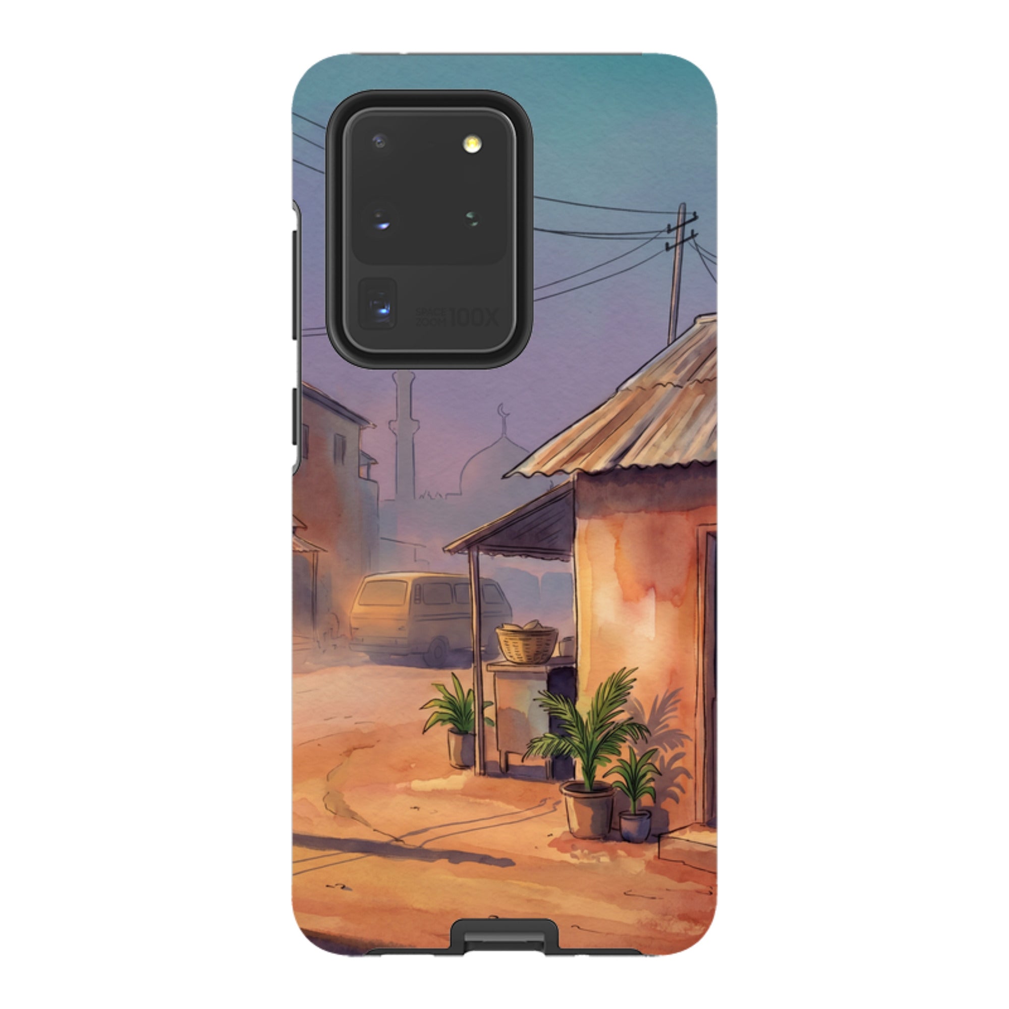 City Edge Quiet Street by Tobi Akinyemi - Samsung Tough Case