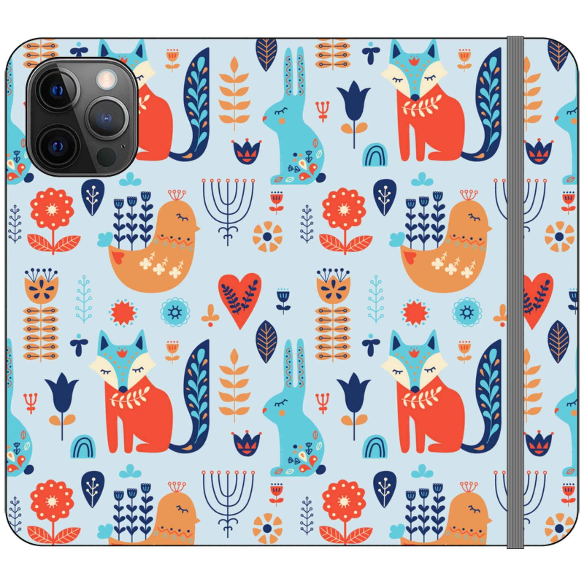 Nordic Ornament — iPhone 12 Pro Max Wallet Case — Finnaij