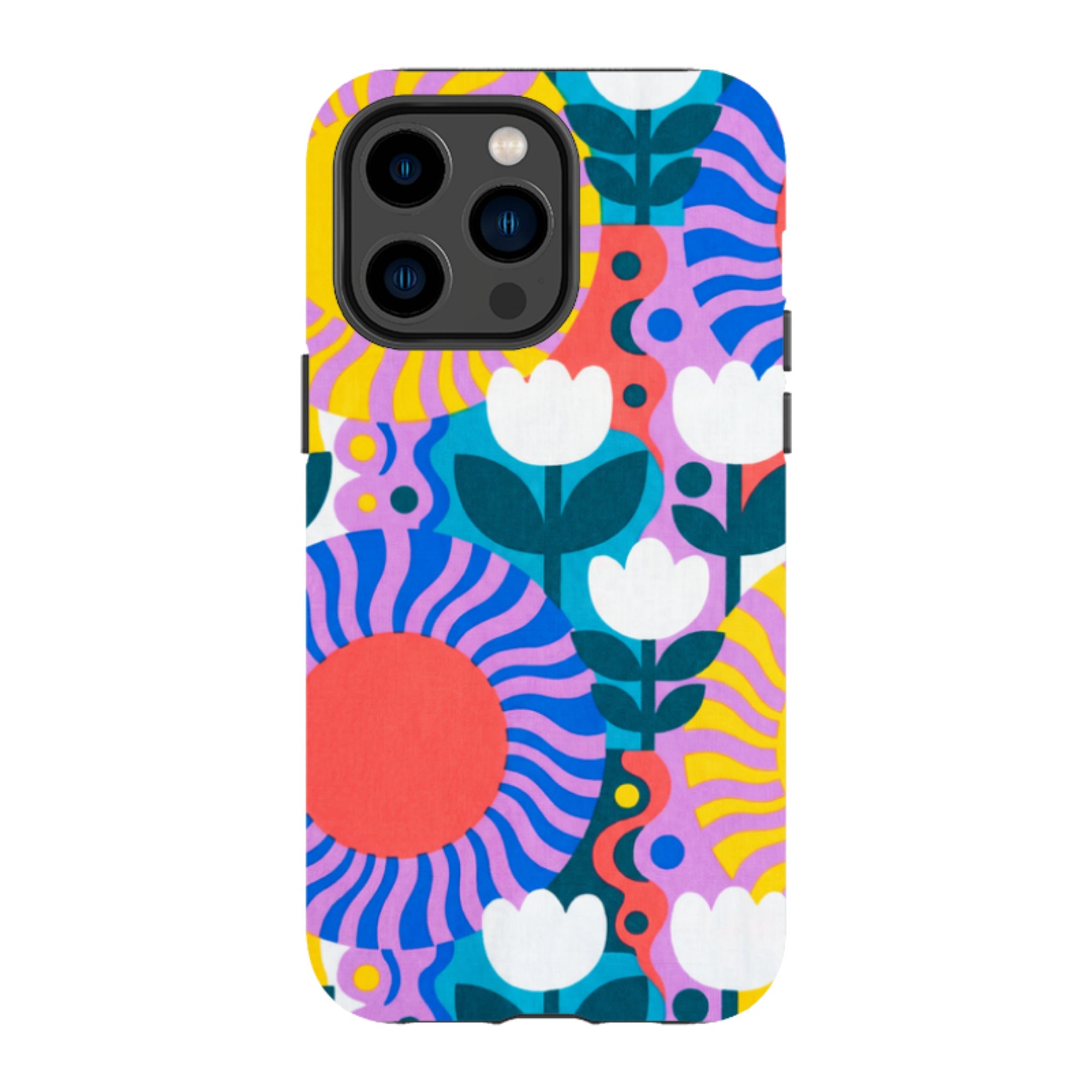 Midnight Sun Mod Bloom by Salla Niemi - iPhone Tough Case