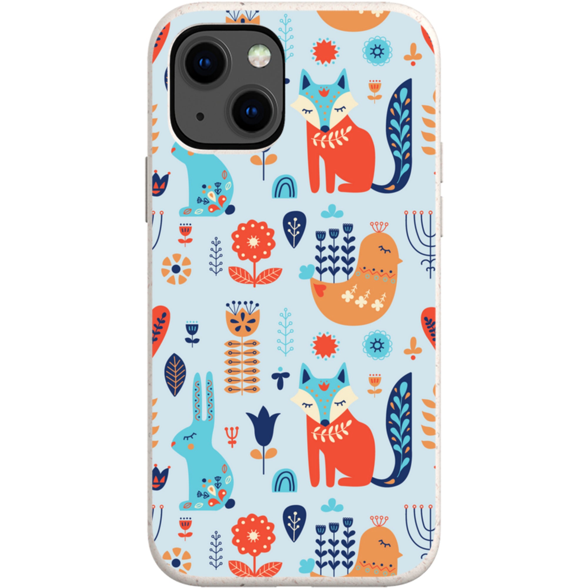 Nordic Ornament — iPhone 13 Mini iPhone Bio-degradable Case — Finnaij