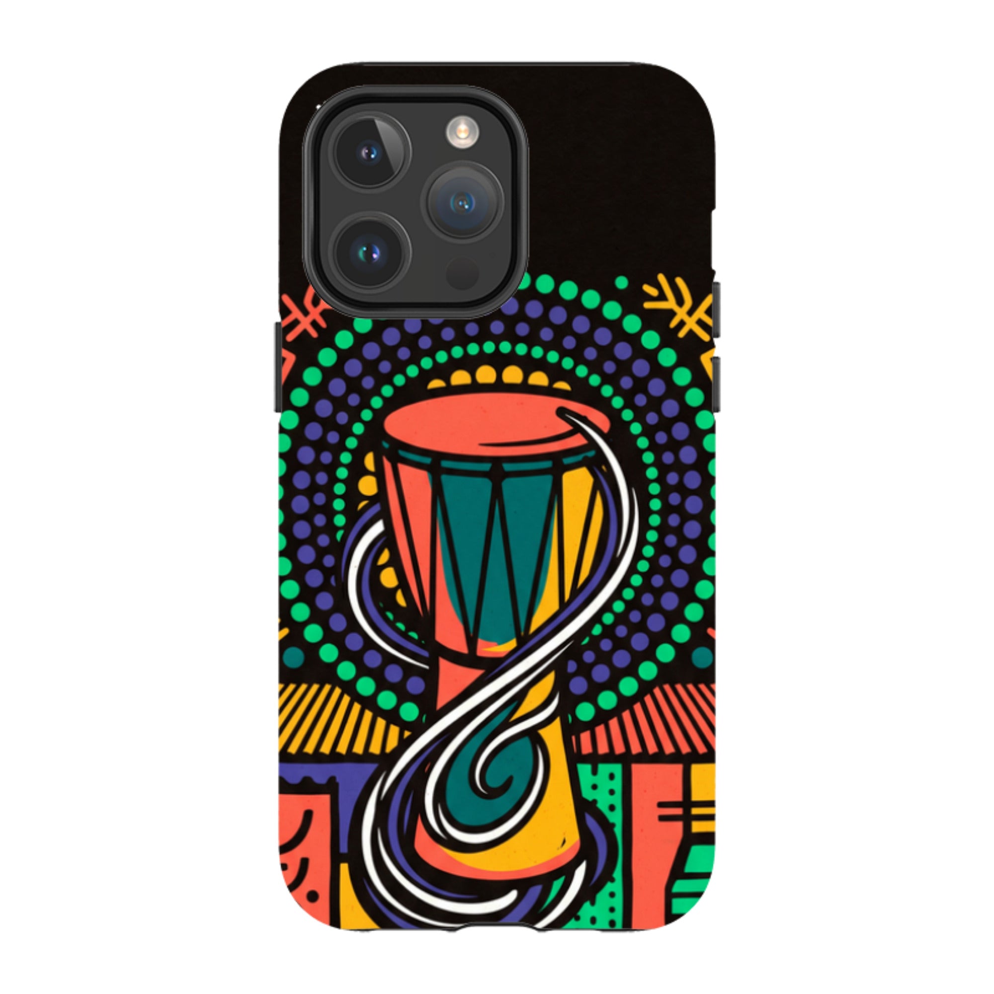 Talking Drum Halo by Ada Okoye — iPhone 14 Pro Max MagSafe Tough Case — Finnaij