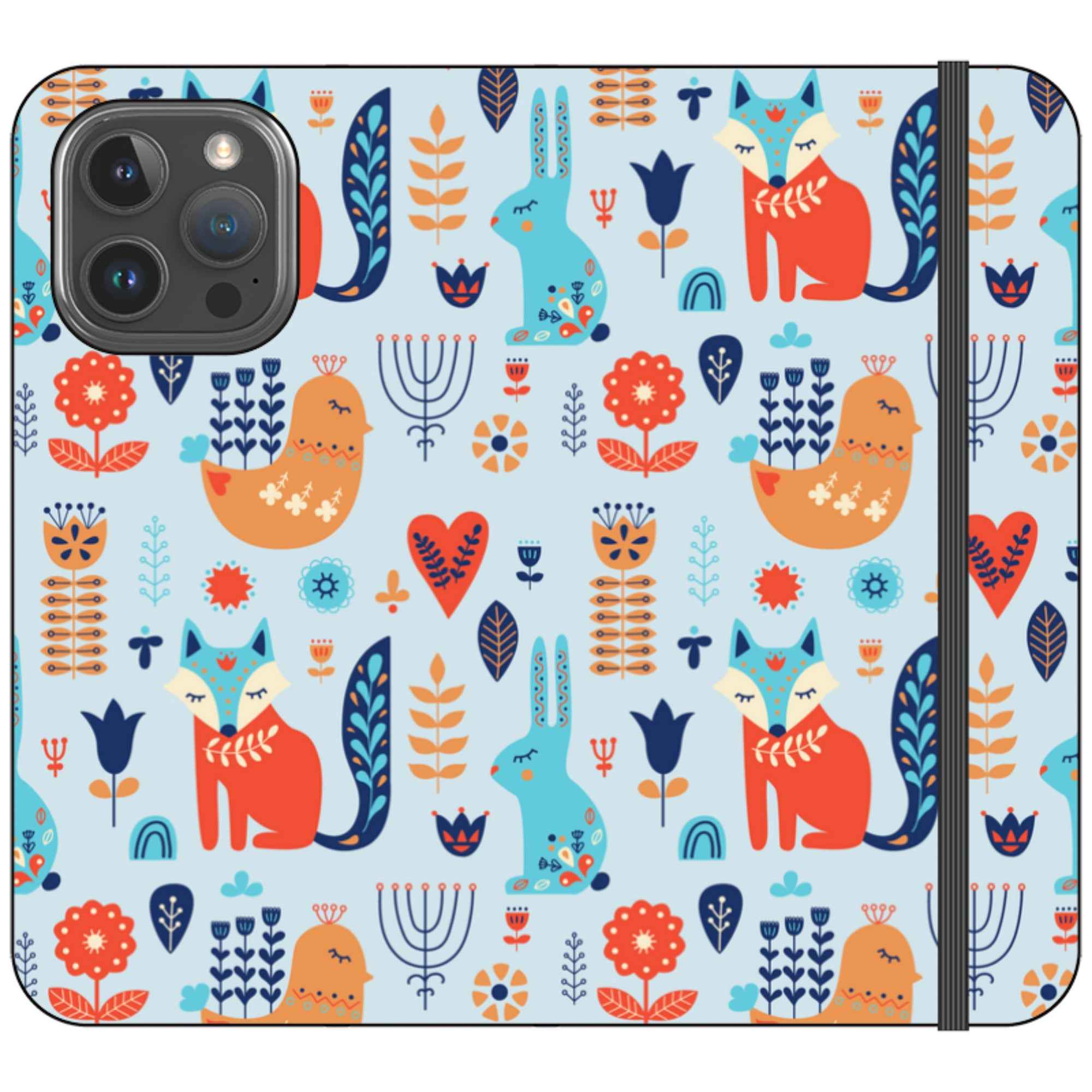 Nordic Ornament — iPhone 16 Pro Max Wallet Case — Finnaij