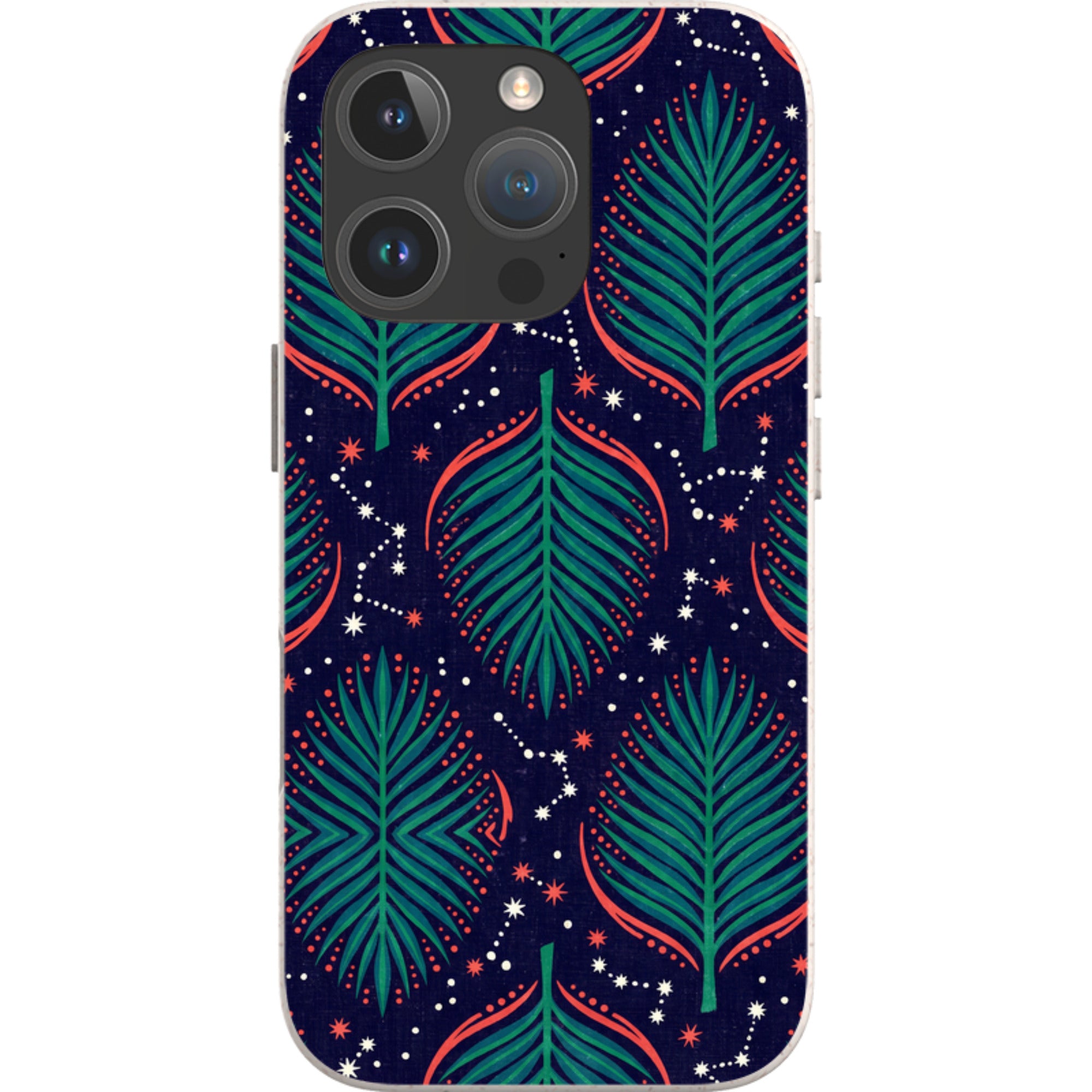 Palm Frond Constellations by Ada Okoye — iPhone 16 Pro iPhone Bio-degradable Case — Finnaij
