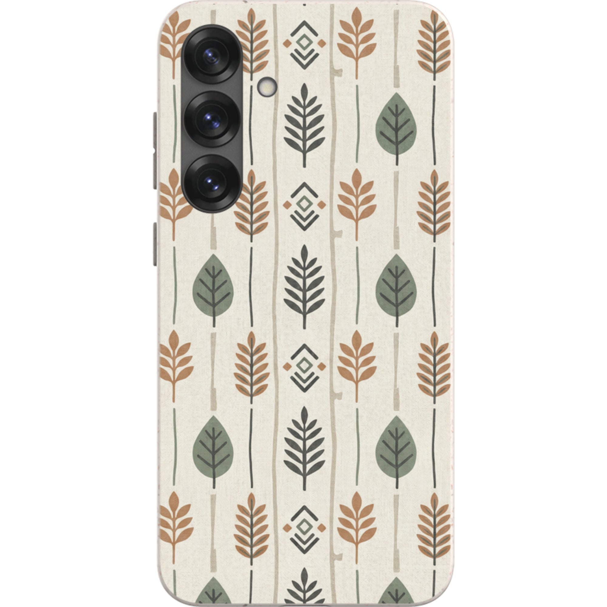 Birch and Linen Pattern by Elsi Vaarala — Samsung Galaxy Bio-degradable Case — Finnaij