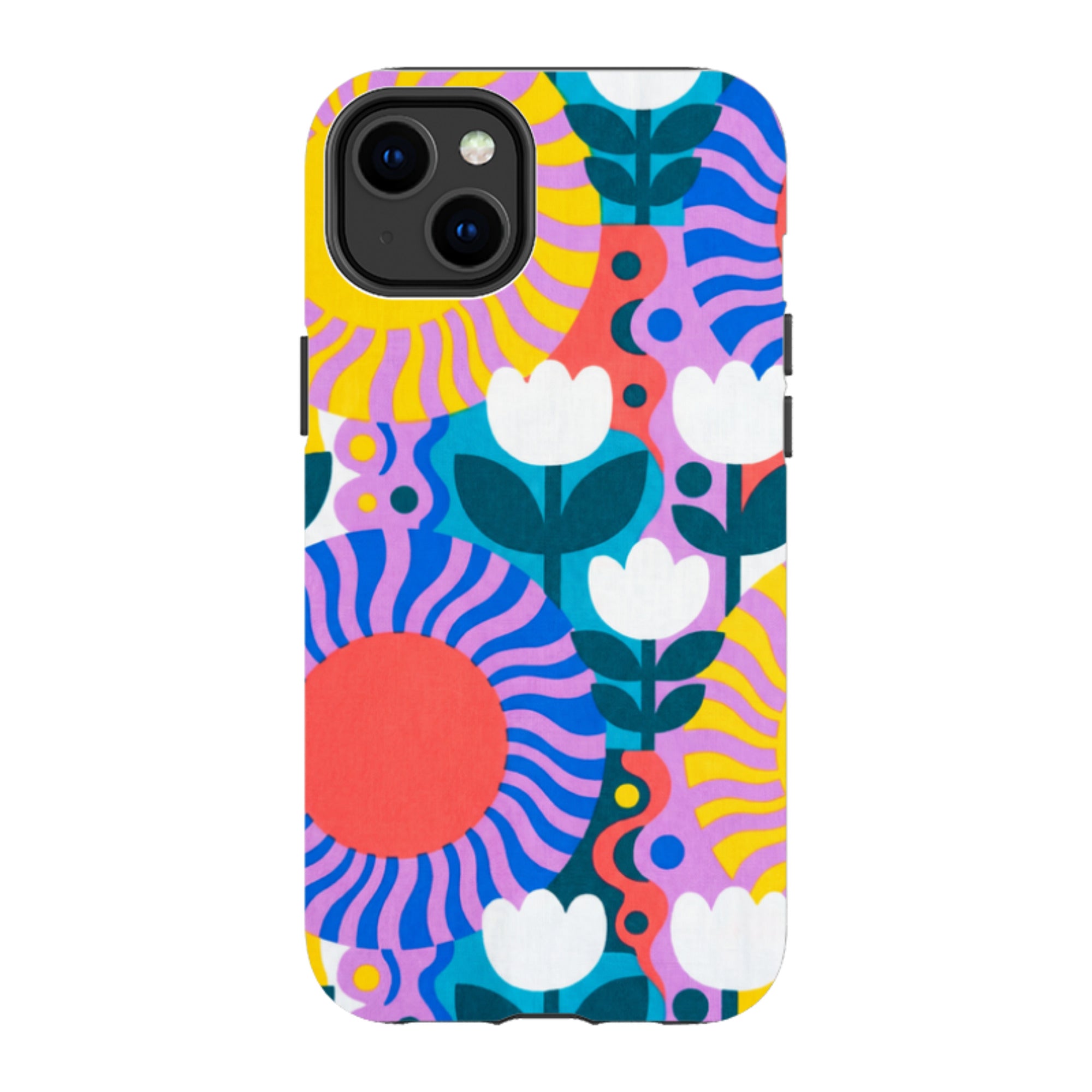 Midnight Sun Mod Bloom by Salla Niemi - iPhone Tough Case