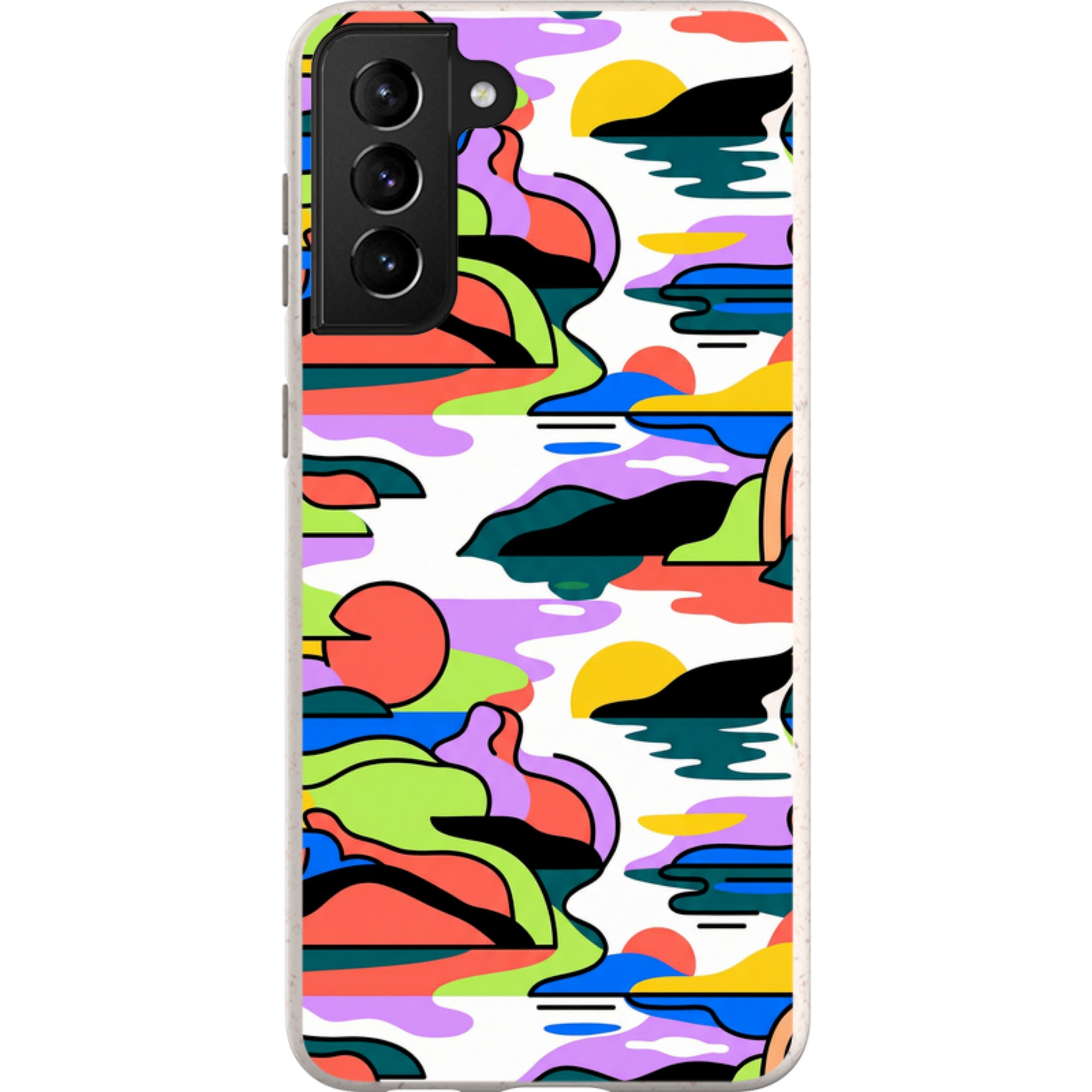 Archipelago Color Motion by Salla Niemi - Samsung Galaxy Bio-degradable Case