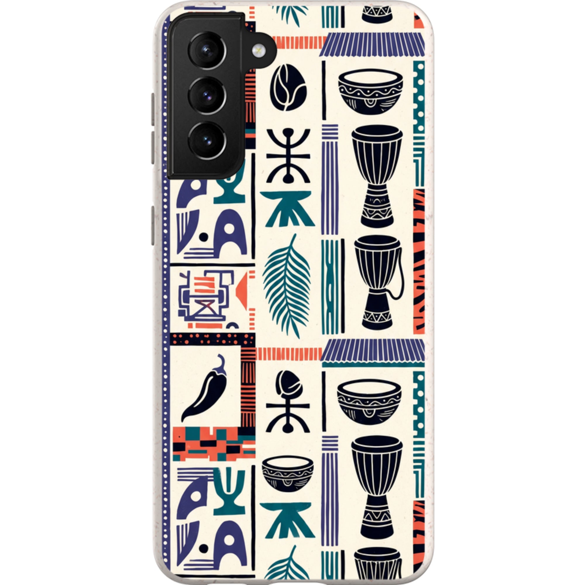 Market Day Icons by Ada Okoye — Galaxy Bio-degradable Case for Samsung Galaxy — Finnaij