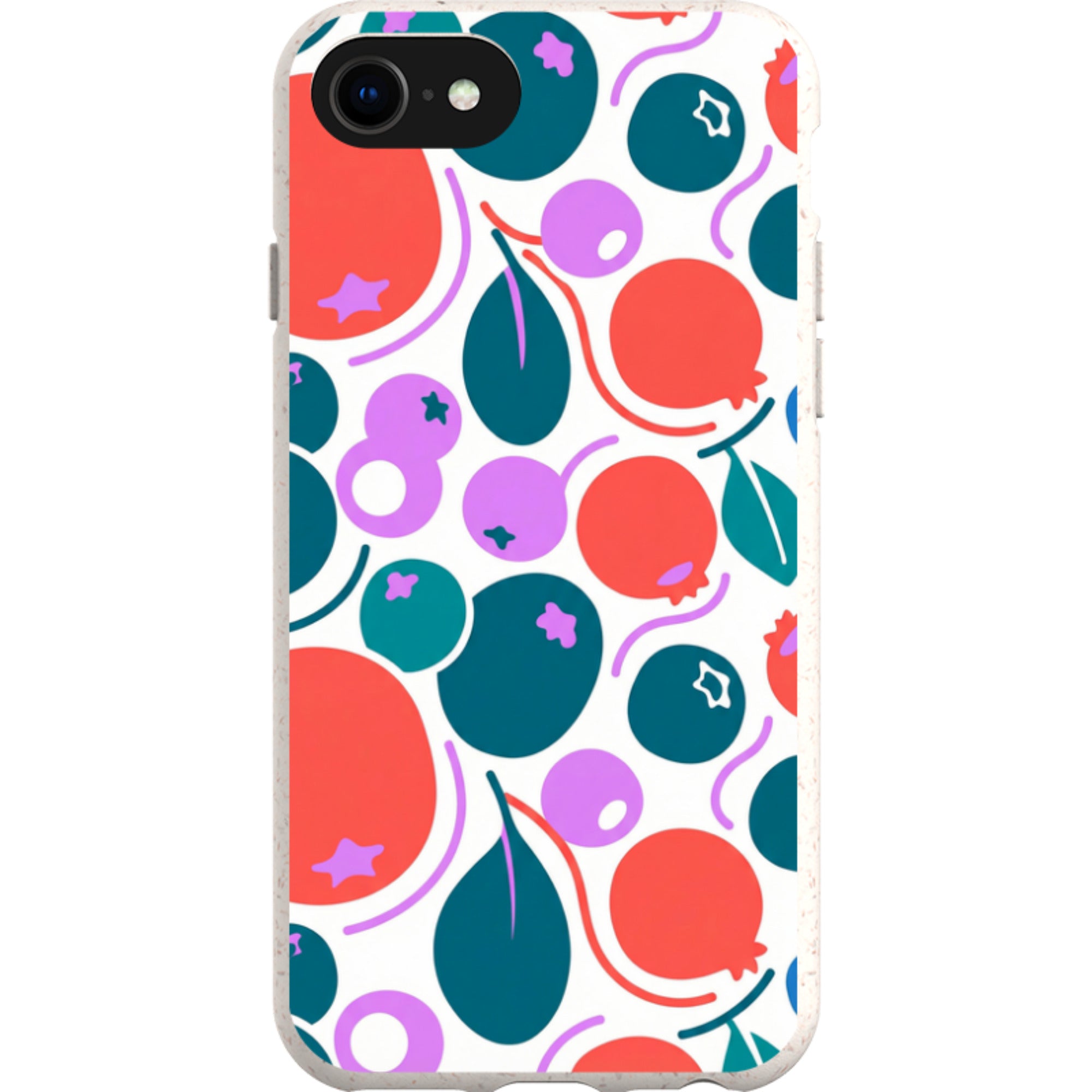 Berry Icon Remix by Salla Niemi — iPhone SE3 iPhone Bio-degradable Case — Finnaij