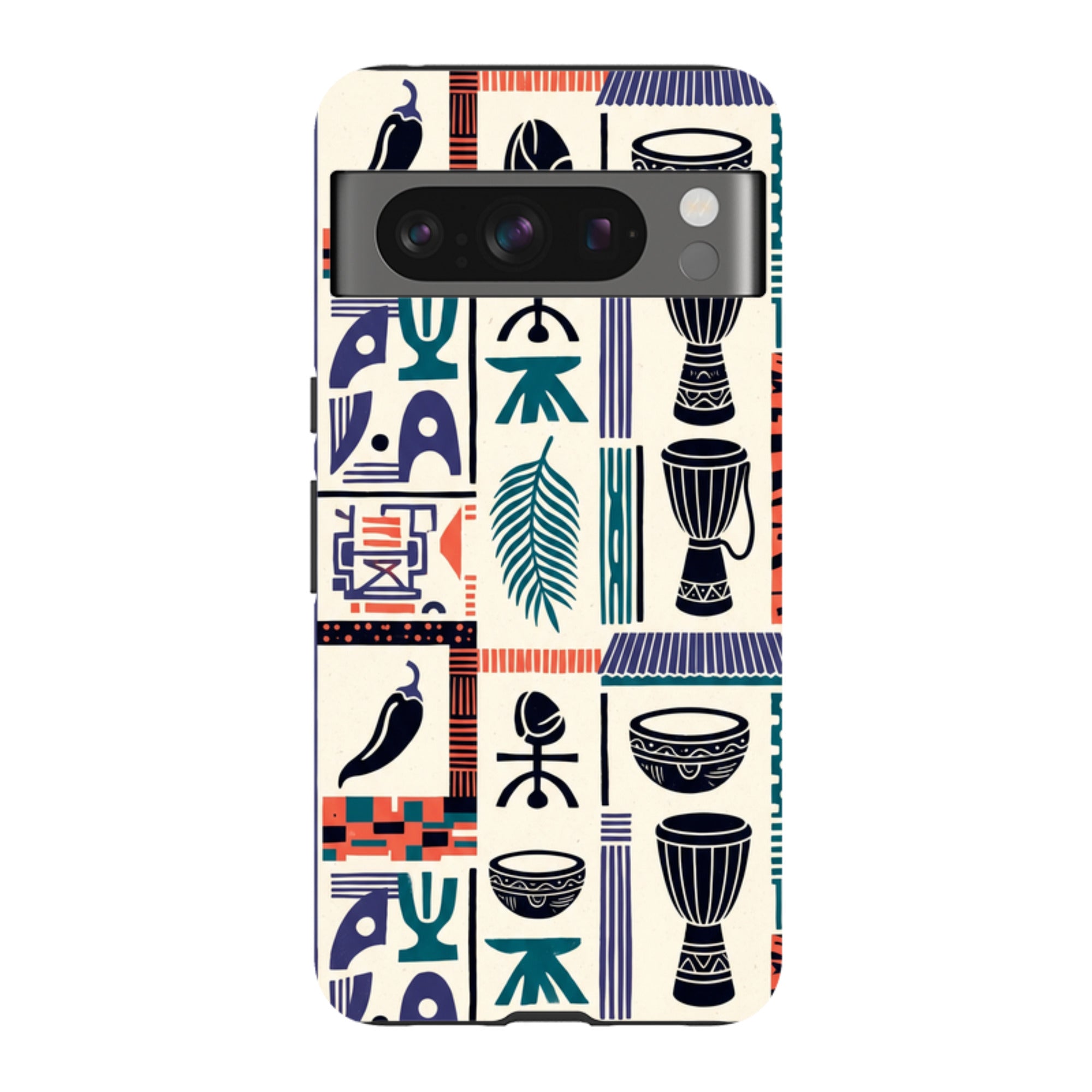 Market Day Icons by Ada Okoye — Tough Case for Google Pixel — Finnaij