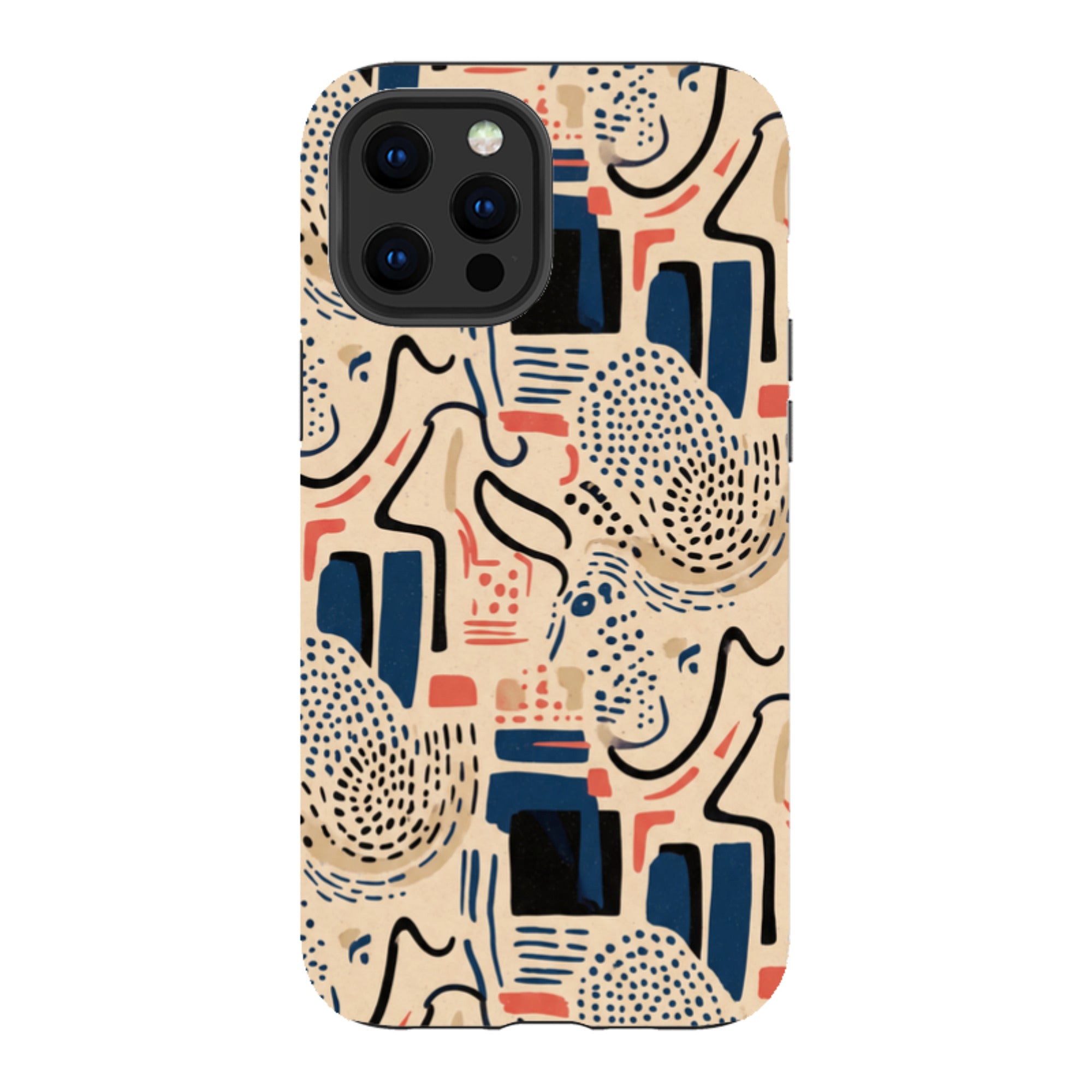 Sandstone Adire by Ada Okoye - iPhone Tough Case