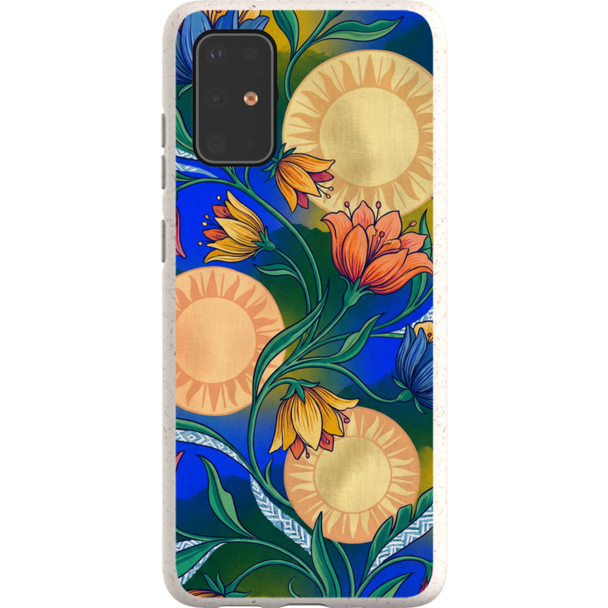 Midnight Sun Garden by Aino Kallio - Samsung Galaxy Bio-degradable Case