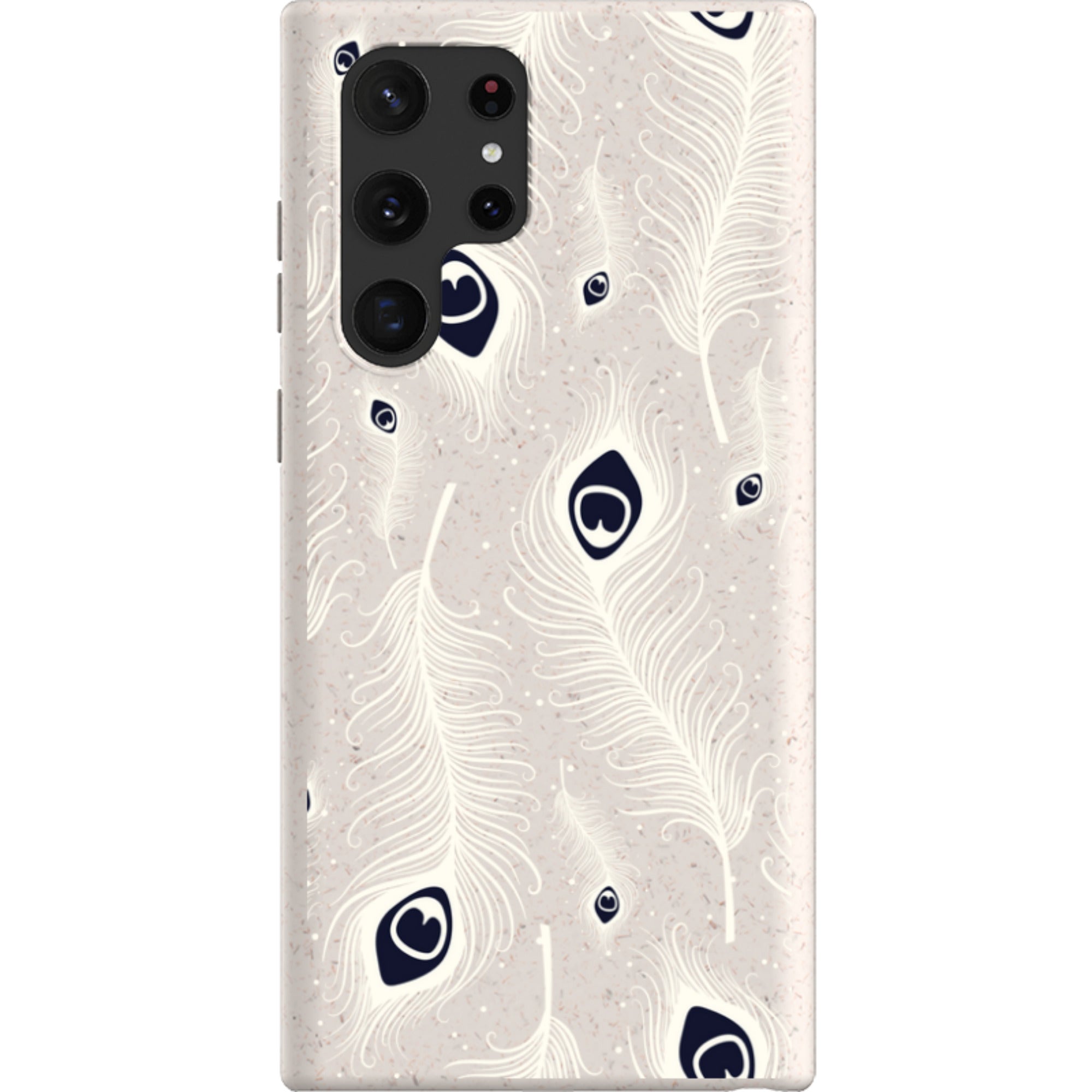 Feathers in Bloom Natural — Samsung Galaxy Bio-degradable Case — Finnaij