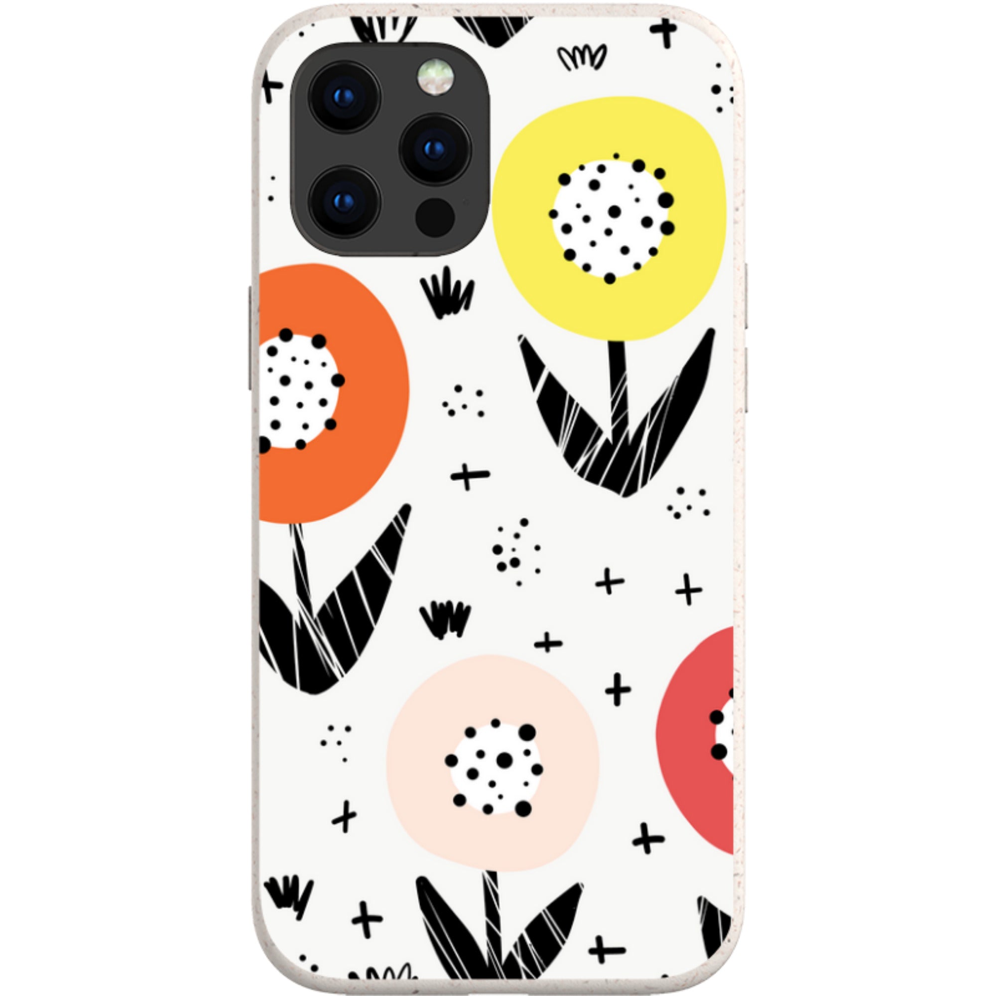 Botanical Doodle — iPhone 13 Pro Max iPhone Bio-degradable Case — Finnaij